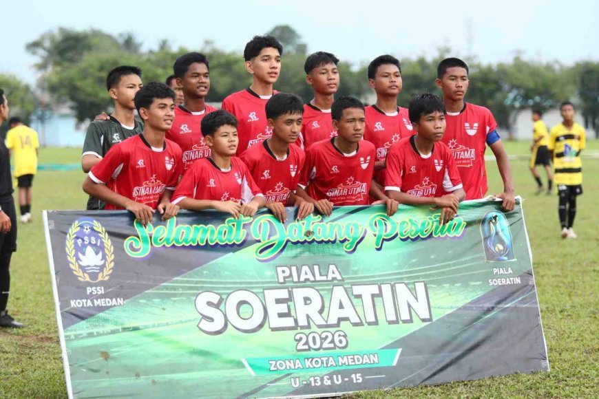 Hasil Perempat Final Piala Soeratin U-15 PSSI Kota Medan 2026, Empat Tim Pastikan Tiket Semifinal