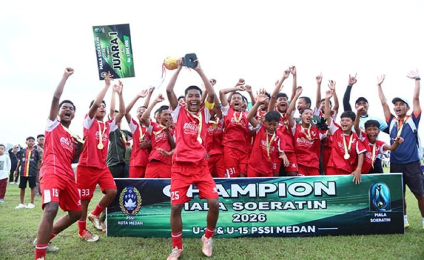 Utamasia Juara Piala Suratin U-15 Medan 2026, Mabar Putra Terbaik di U-13