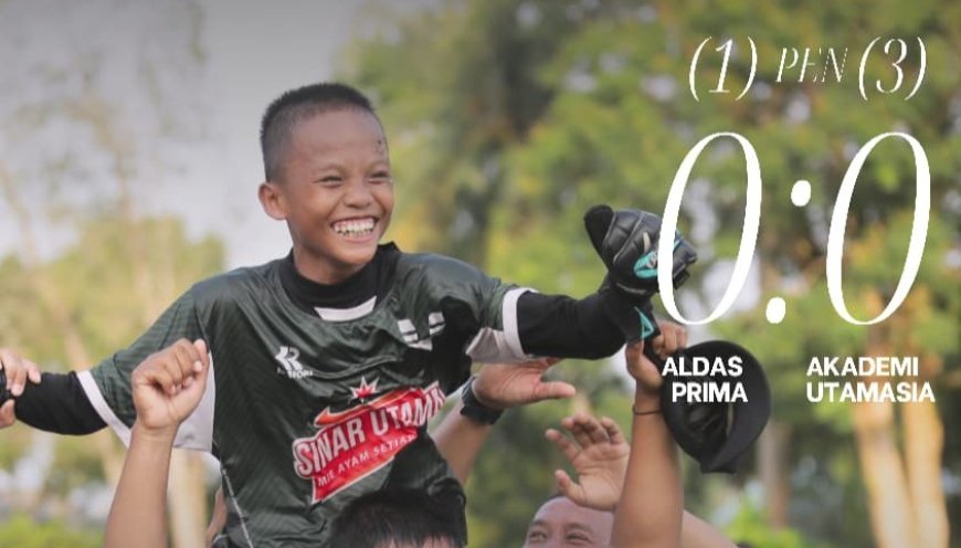 Academy Utamasia Juara Turnamen U-13 Inalum di Hati 2026 Usai Menang Adu Penalti