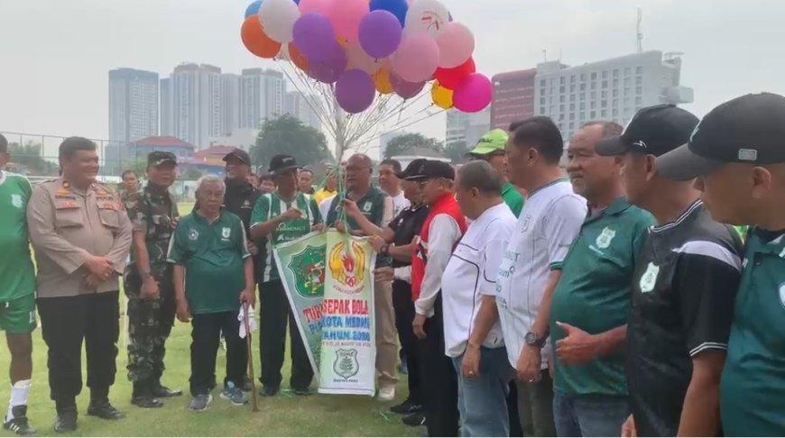 Enam Tim Ambil Bagian di Turnamen Mantan Keluarga PSMS Piala Wali Kota Medan