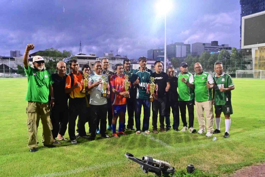 PSMS Sibayak Juara Turnamen All Star Mantan PSMS Piala Wali Kota Medan