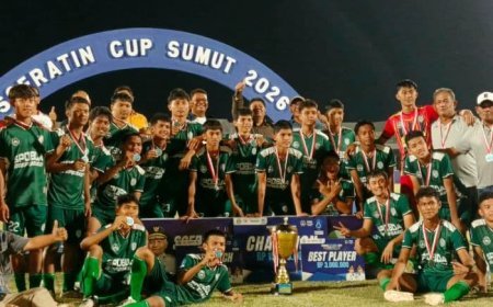Disporasu FC Juara Piala Soeratin U-17 Sumut 2026 Usai Tekuk Sejati Jaya 4-2