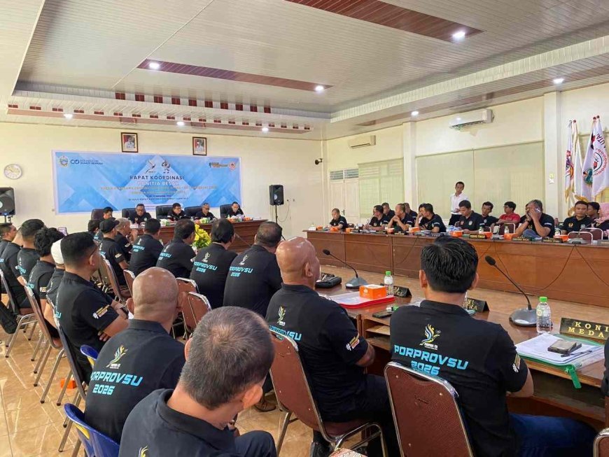 KONI Sumut Matangkan Porprovsu XII 2026, 5.393 Atlet Diproyeksikan Ambil Bagian
