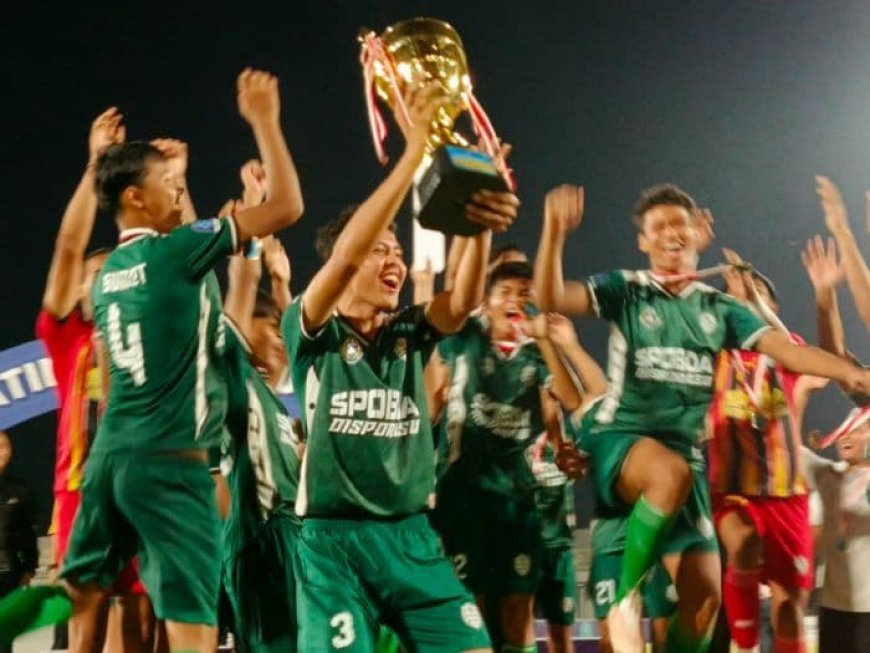 Juara Piala Soeratin U-17 Sumut, Disporasu FC Bidik Gelar di Pulau Sumatera