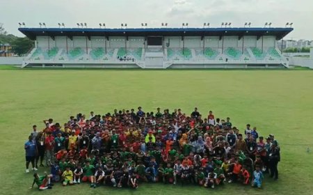 Dispora Sumut Seleksi Ratusan Bibit Pesepak Bola, Dipersiapkan untuk Liga 4 hingga Popnas