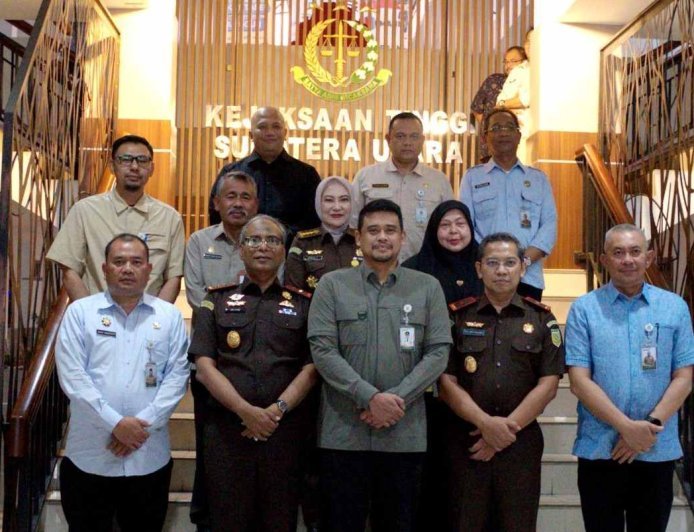 Perkuat Kolaborasi Pemprov Sumut–Kejati, Bobby Nasution Bahas Pembangunan 2027